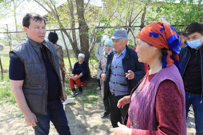 Асхат Шахаров побывал  в трех населенных пунктах Мугалжарского района, пострадавших от паводка