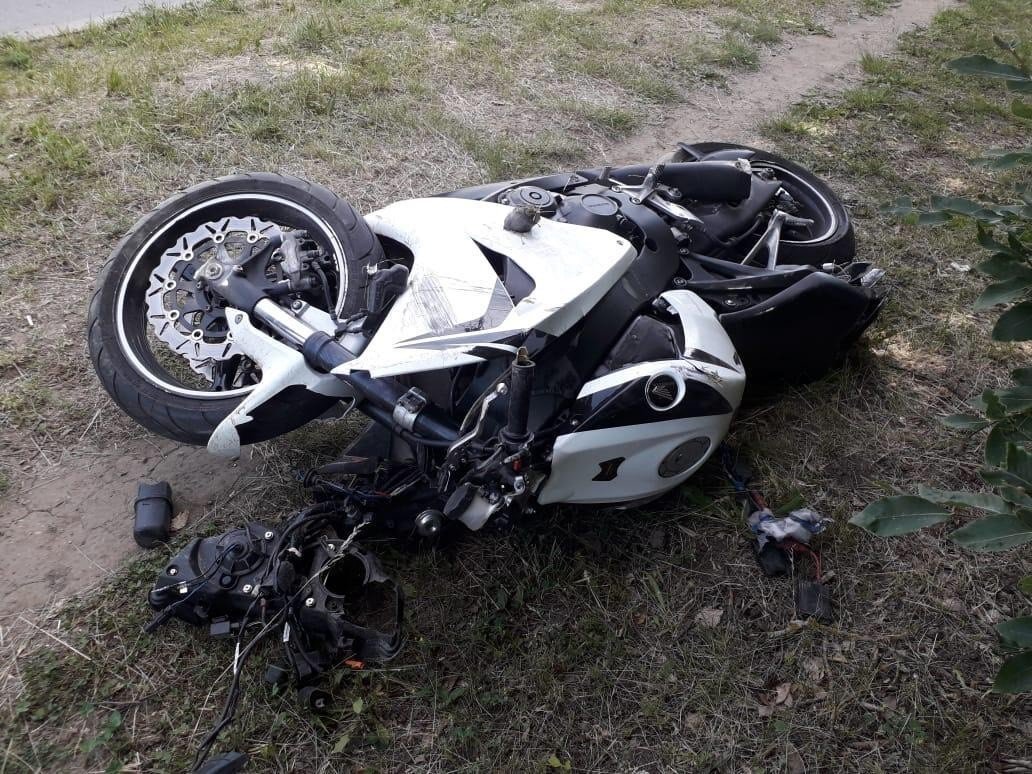 Мотоциклист скончался в степи