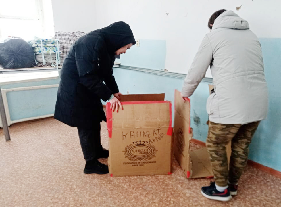 Гуманитарную помощь отправили актюбинцы в Турцию