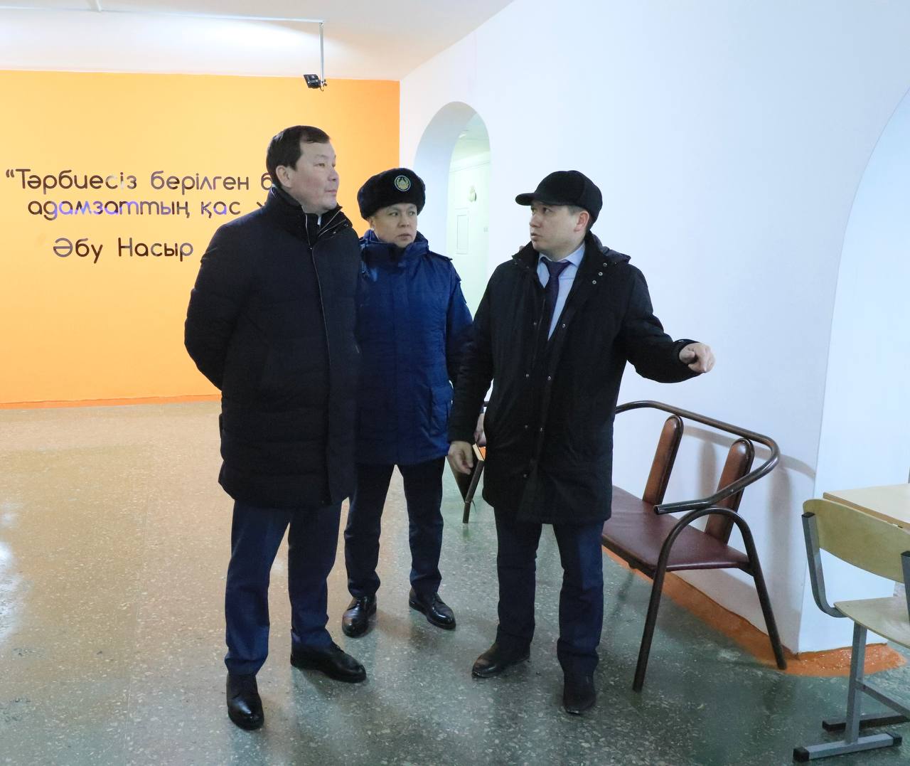 Асхат Шахаров посетил школы Актобе и опроверг информацию о возможном нападении