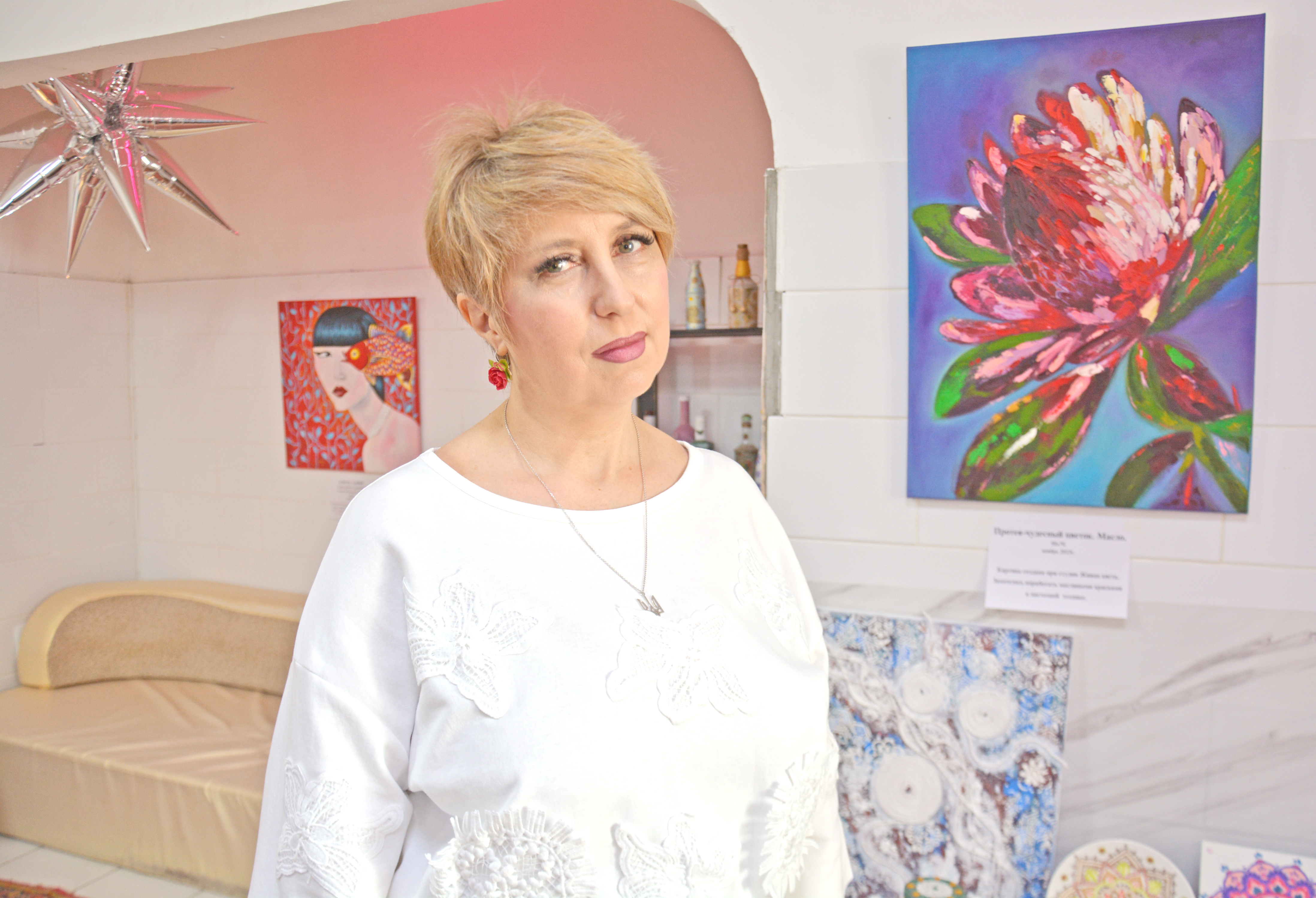 Украинка, бежавшая из России, стала художницей в Актобе