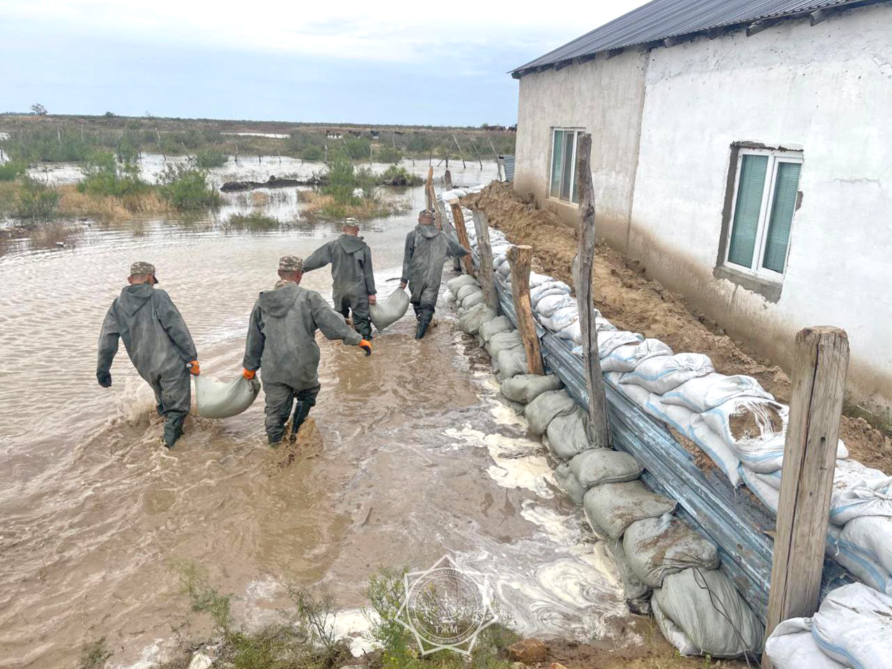 Паводок в Актобе