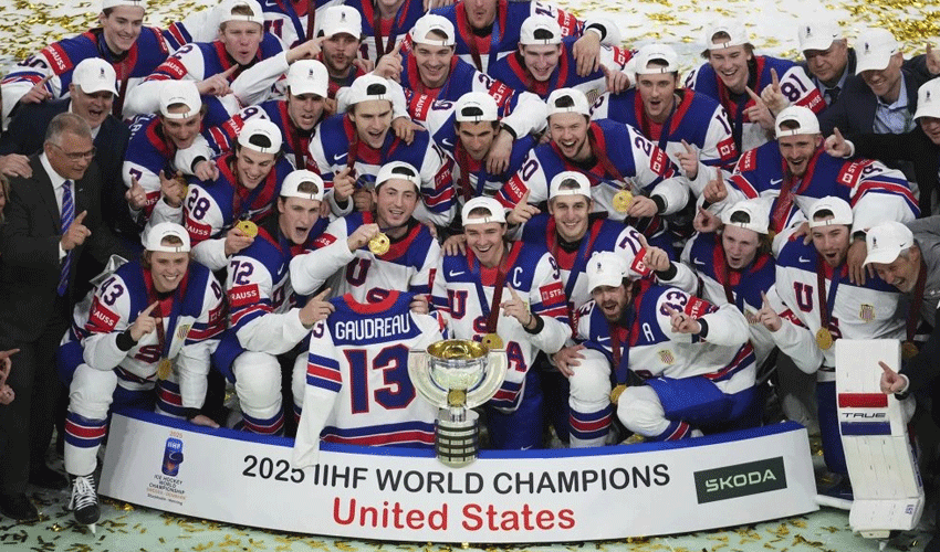 Сборная США стала чемпионом мира  по хоккею