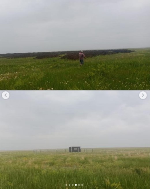 Сброс помета в Актобе
