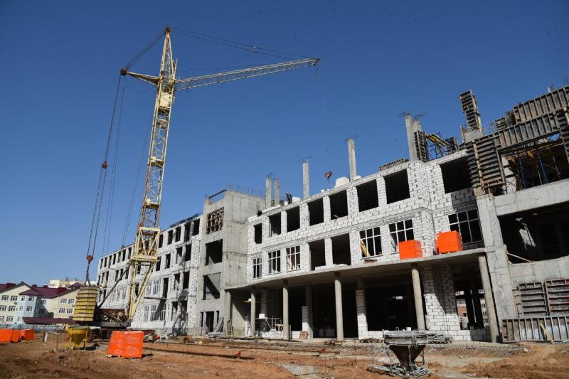 В жилом массиве «Жанаконыс-2» строится школа на 600 мест