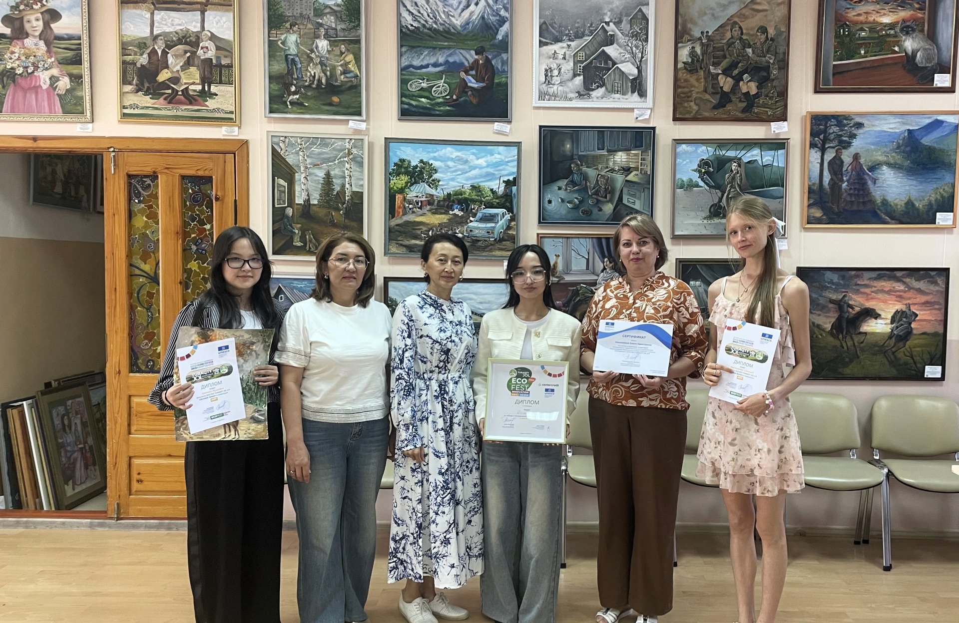 Воспитанники Городского художественного лицея победили на республиканском эко-фестивале в Алматы