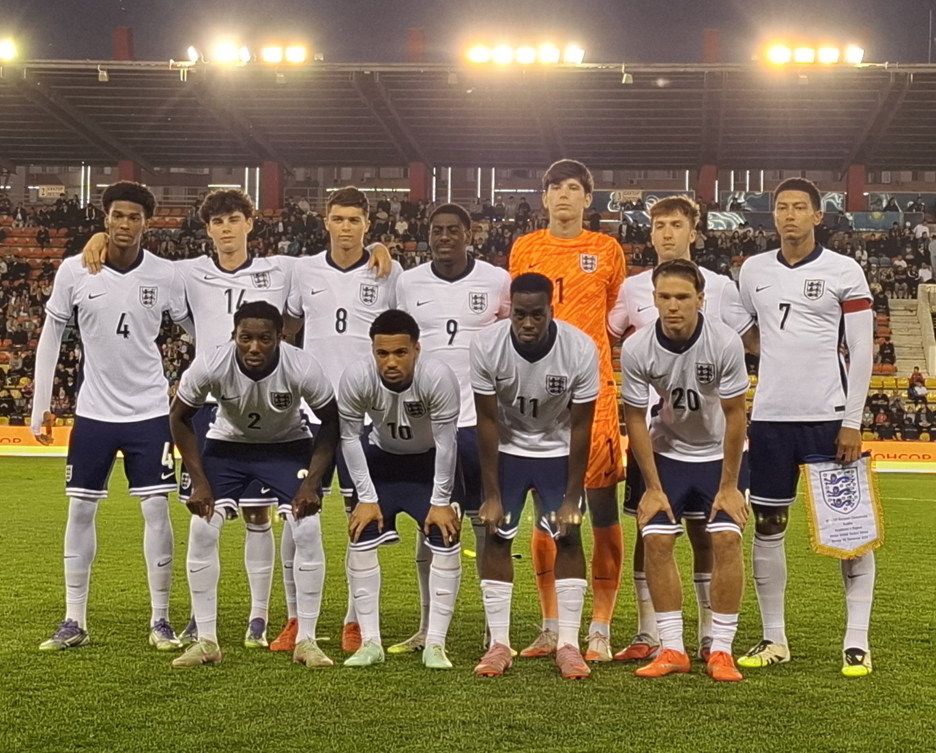 В Актобе состоялся матч сборных Казахстана и Англии