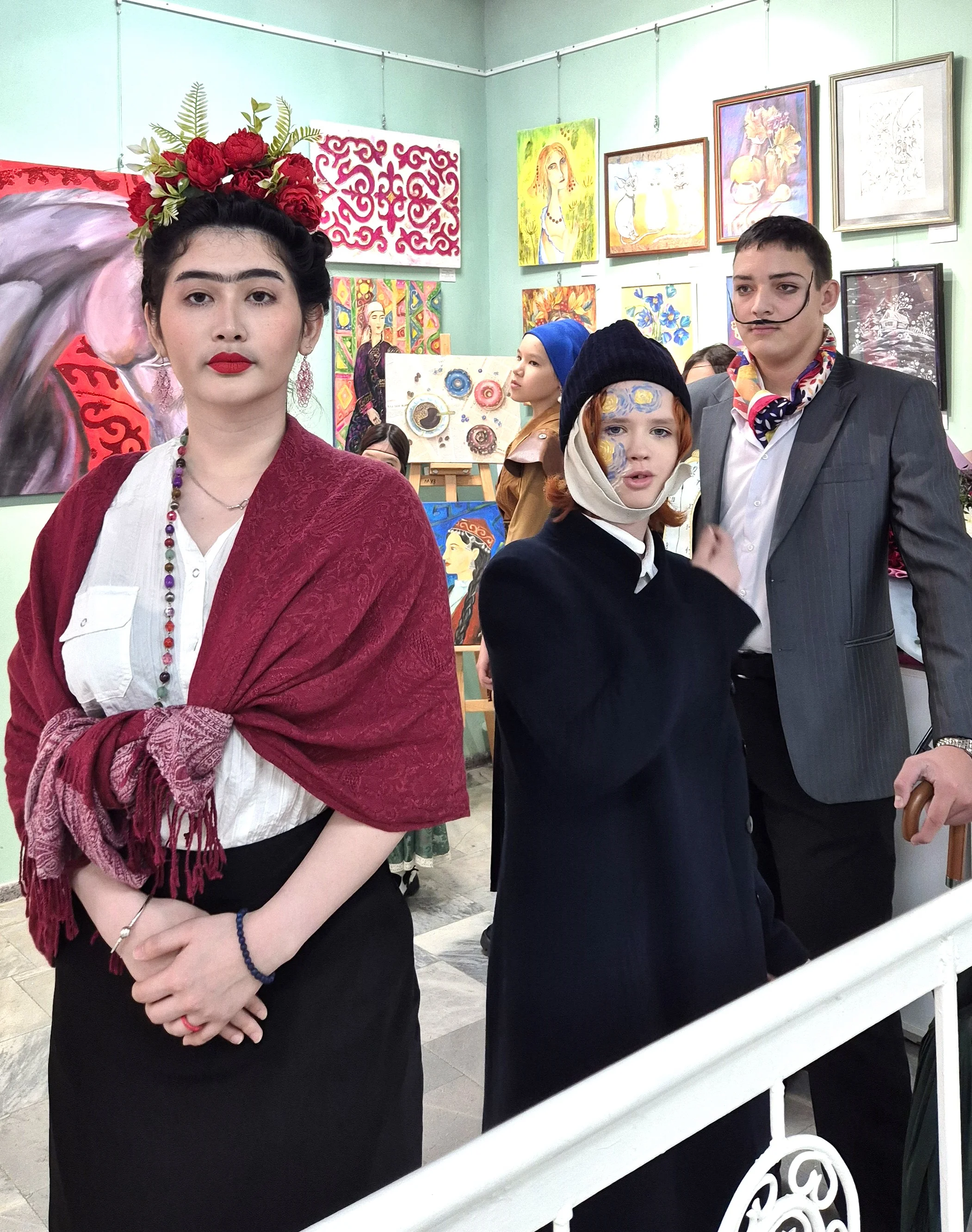 Выставку к 45-летию ГХЛ в Актобе посетили Ван Гог, Фрида Кало и Сальвадор Дали