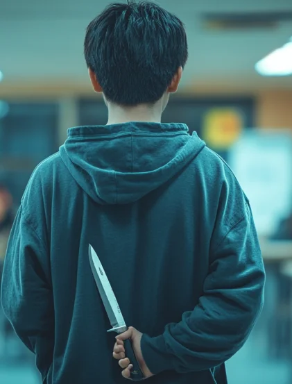 У подростков в Актобе изъяли 24 ножа и 10 кастетов