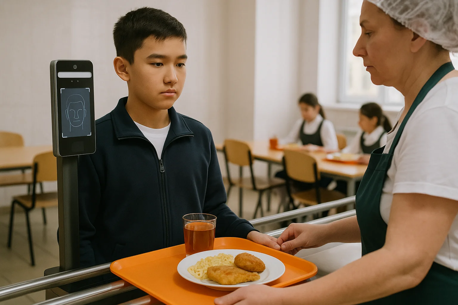 Школьников из малообеспеченных семей вынуждают пройти биометрию ради бесплатного обеда