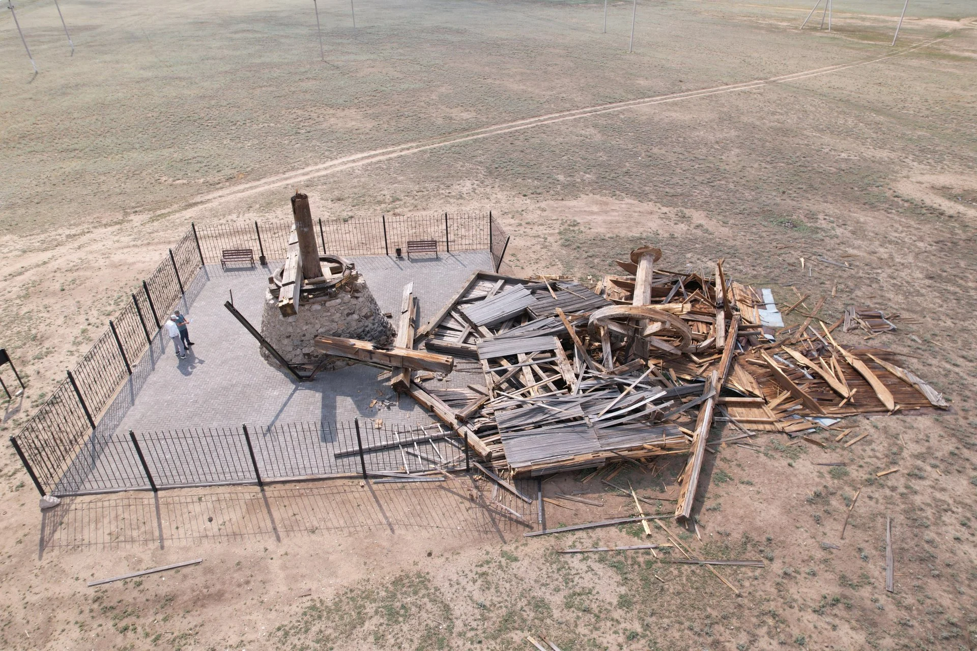 Мельницу, которой более 100 лет, не смогли отреставрировать в Актюбинской области