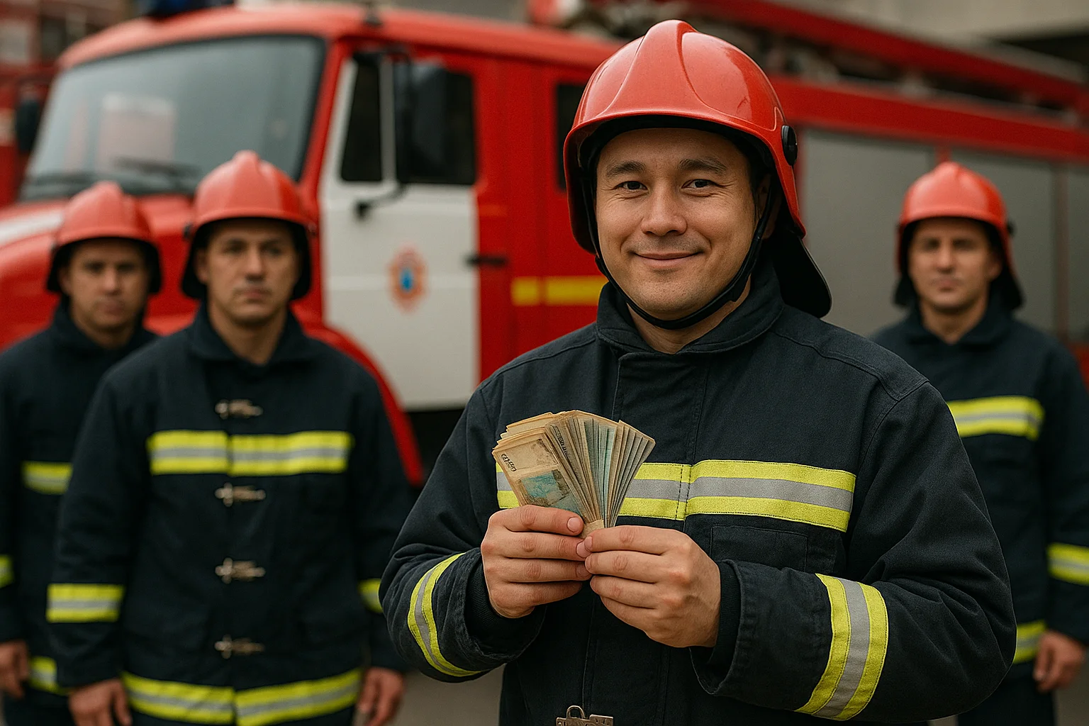 Майор ДЧС присвоил командировочные и премии пожарных в Актобе