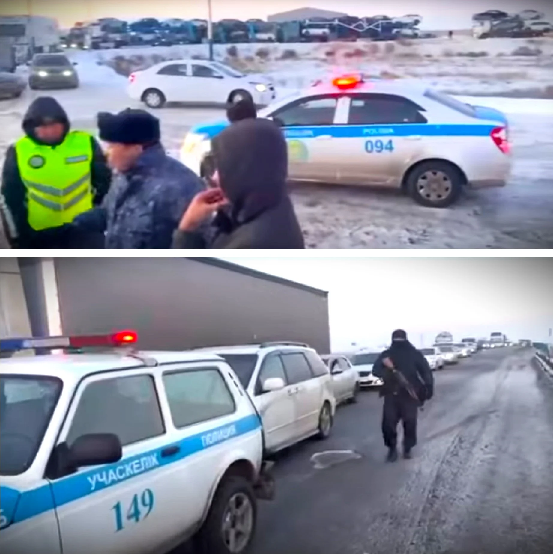 Более 1,5 тысячи автомашин скопилось на дорогах Актюбинской области