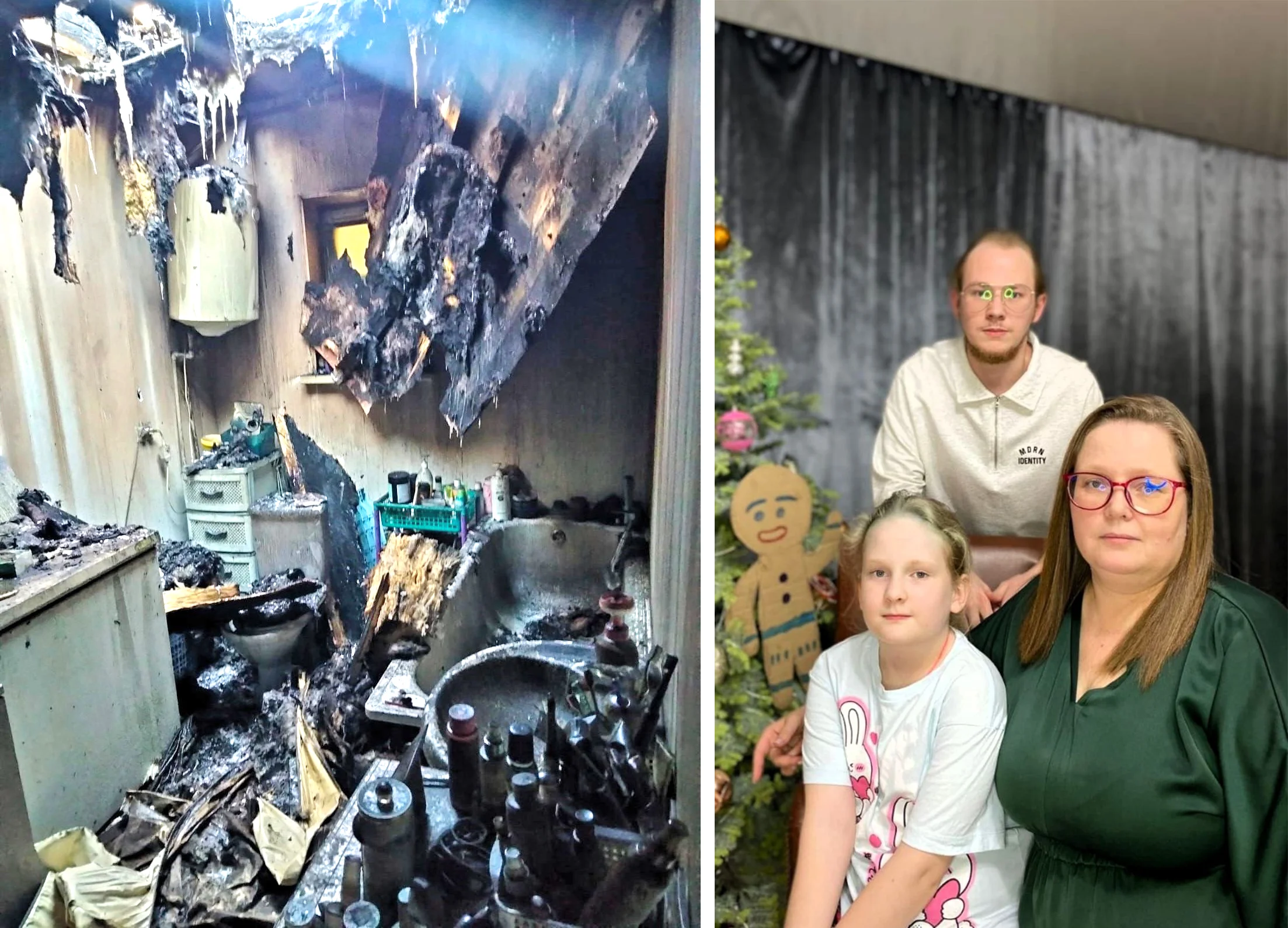 Пожар уничтожил дом, который семья строила более 10 лет