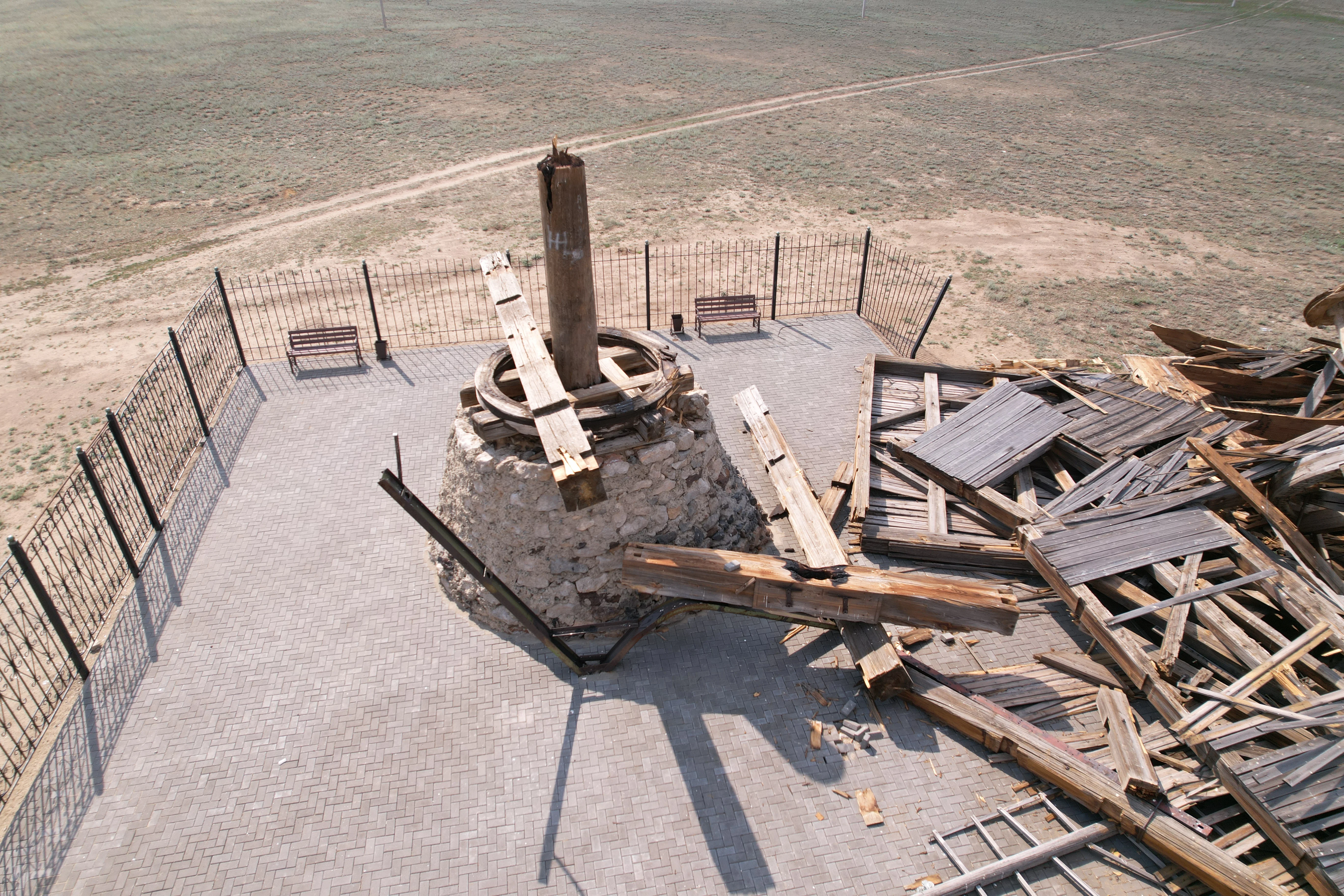 Мельница в поселке Есет батыра