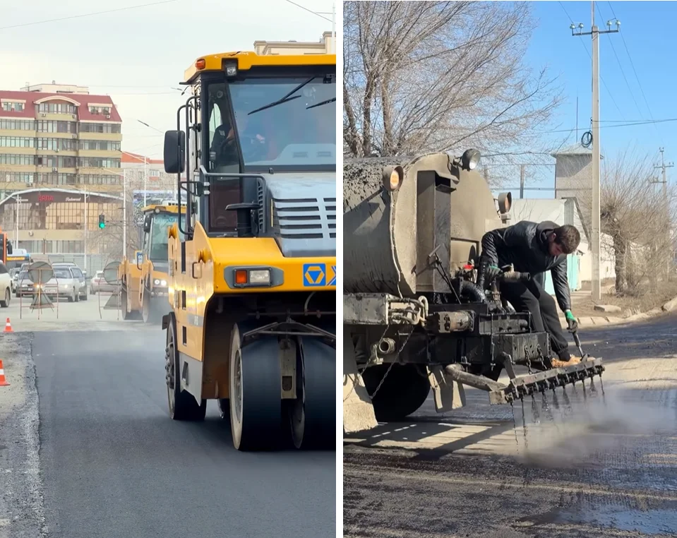 В Актобе начался ремонт дорог