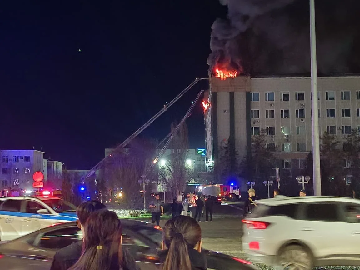 Асхат Шахаров обратился к жителям Актюбинской области после пожара в акимате