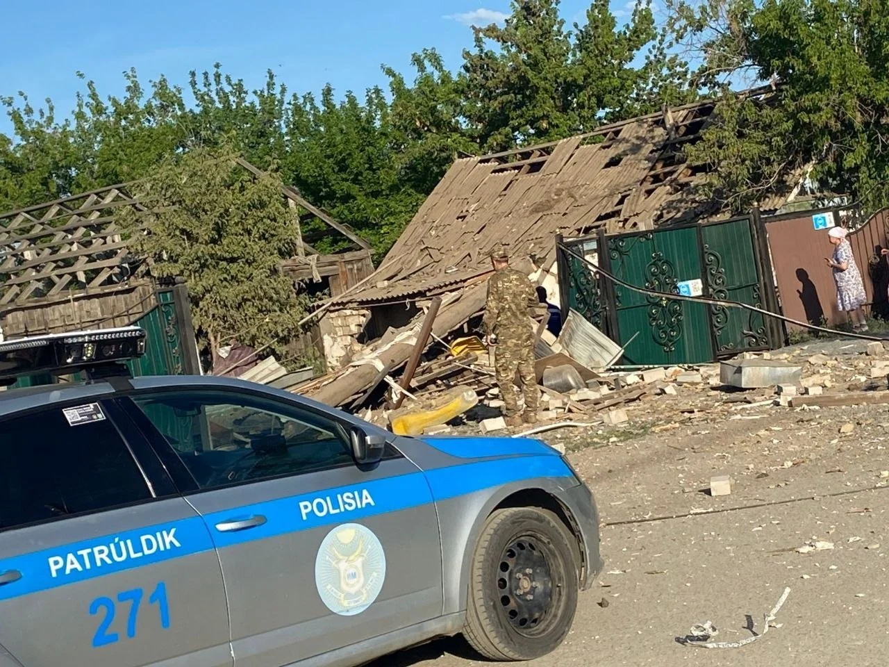 Взрыв прогремел в Актобе на улице Турксиба