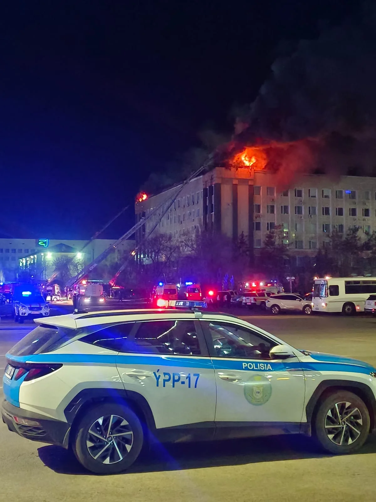 Пожар в акимате нанес ущерб на 90 млн