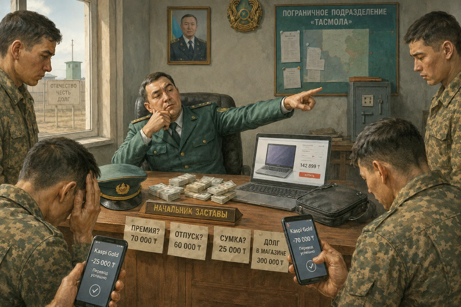 Кроссовки в обмен на отпуск: в Актобе осудили пограничника за поборы с подчиненных
