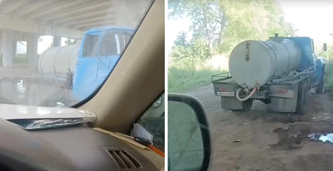 В Актобе нечистоты от ассенизаторских машин и моторные масла сливаются в реку